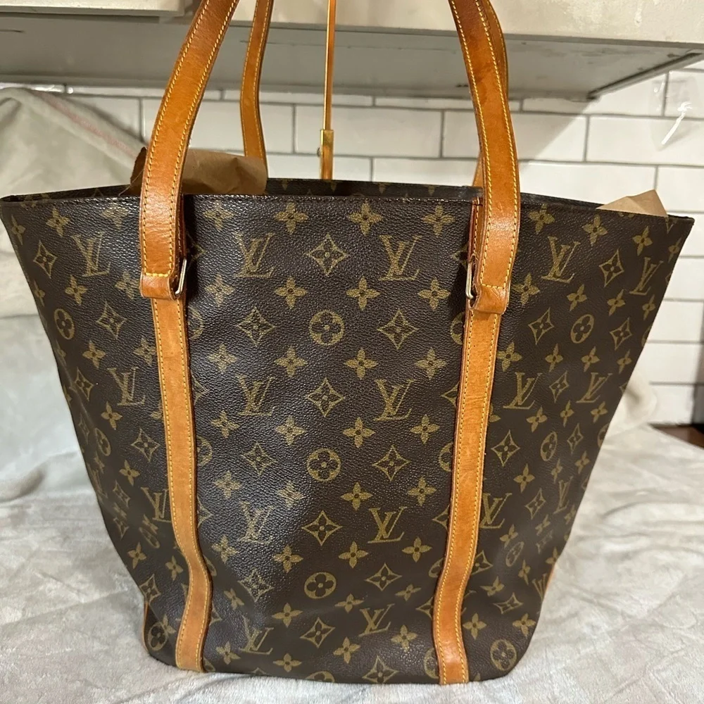 Authentic Louis Vuitton Sac Shopping shoulder bag